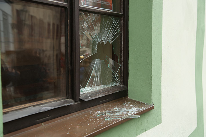A2B Glass are able to board up broken windows while they are being repaired in Warminster.